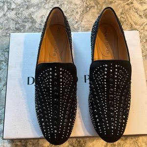 Donald Pliner fashion comfort metallic slip Ons W size 7.5. Brand new with box.